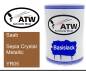 Preview: Saab, Sepia Crystal Metallic, YR05: 500ml Lackdose, von ATW Autoteile West.